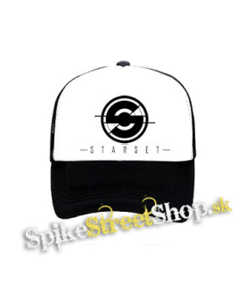 STARSET - Logo - čiernobiela sieťkovaná šiltovka model "Trucker"