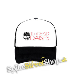 THE DEAD DAISIES - Logo Skull - čiernobiela sieťkovaná šiltovka model "Trucker"