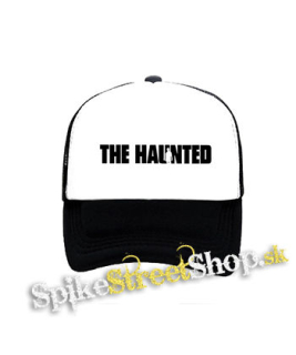 THE HAUNTED - Logo Metal Band - čiernobiela sieťkovaná šiltovka model "Trucker"