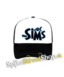 THE SIMS - Logo - čiernobiela sieťkovaná šiltovka model "Trucker"