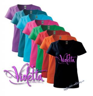 VIOLETTA  - farebné dámske tričko