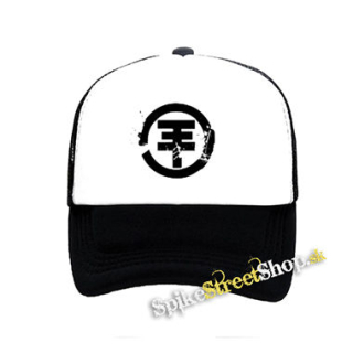 TOKIO HOTEL - Crest - čiernobiela sieťkovaná šiltovka model "Trucker"