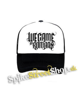 WE CAME AS ROMANS - Logo - čiernobiela sieťkovaná šiltovka model "Trucker"