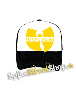 WU TANG CLAN - Yellow Logo - čiernobiela sieťkovaná šiltovka model "Trucker"