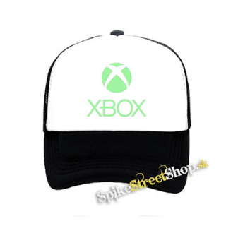 XBOX - Logo Motive 1 - čiernobiela sieťkovaná šiltovka model "Trucker"
