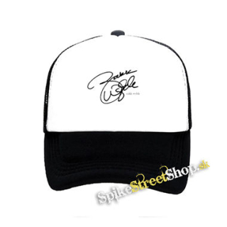 ZAKK WYLDE - Signature - čiernobiela sieťkovaná šiltovka model "Trucker"