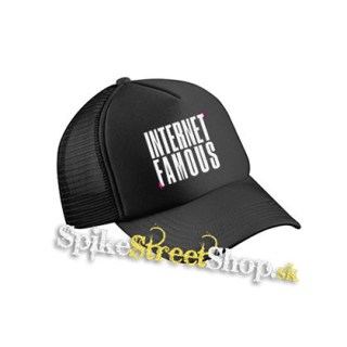 6arelyhuman - Internet Famous - čierna sieťkovaná šiltovka model "Trucker Cap"