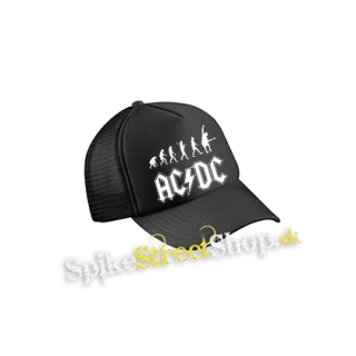 ACDC - Hardrock Evolution - čierna sieťkovaná šiltovka model "Trucker Cap"