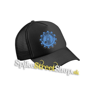 BACHMAN-TURNER OVERDRIVE - Logo - čierna sieťkovaná šiltovka model "Trucker Cap"