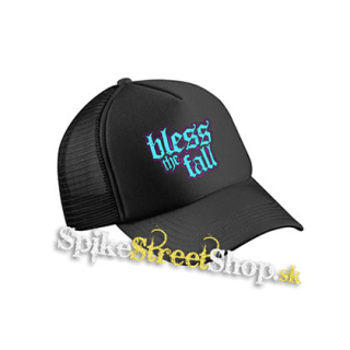 BLESSTHEFALL - Logo - čierna sieťkovaná šiltovka model "Trucker Cap"