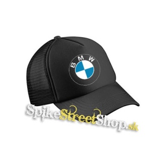 BMW - čierna sieťkovaná šiltovka model "Trucker Cap"