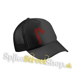 DEAD KENNEDYS - Red Logo 2 - čierna sieťkovaná šiltovka model "Trucker Cap"
