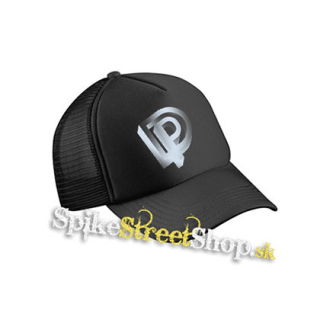 DEEP PURPLE - Crest Motive 2 - čierna sieťkovaná šiltovka model "Trucker Cap"
