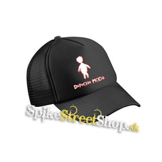 DEPECHE MODE - Playing The Angel - čierna sieťkovaná šiltovka model "Trucker Cap"