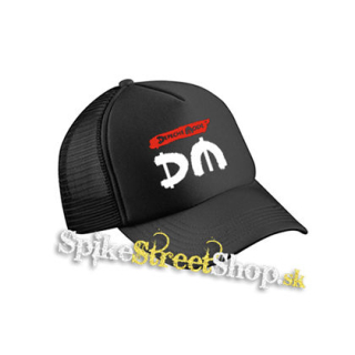 DEPECHE MODE - Spirit Crest - čierna sieťkovaná šiltovka model "Trucker Cap"