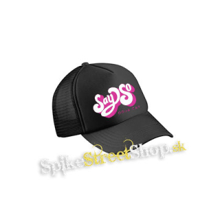 DOJA CAT - Say So - čierna sieťkovaná šiltovka model "Trucker Cap"