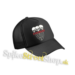 EVIL DEAD - Logo American Heavy Thrash Metal Band - čierna sieťkovaná šiltovka model "Trucker Cap"