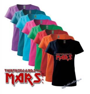 30 SECONDS TO MARS - Iron Maiden Logo - farebné dámske tričko