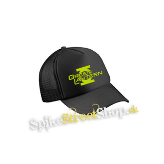 GREEN LANTERN - Logo Motive 2 - čierna sieťkovaná šiltovka model "Trucker Cap"