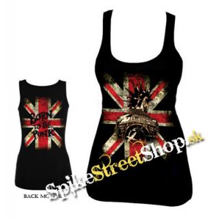 BORN TO BE PUNK - Ladies Vest Top