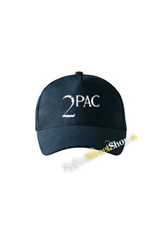 2 PAC - Logo - tmavomodrá šiltovka