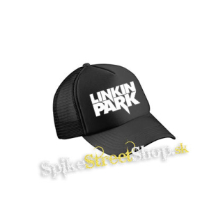 LINKIN PARK - Logo Simple - čierna sieťkovaná šiltovka model "Trucker Cap"