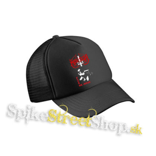 MARDUK - Fuck Me Jesus - čierna sieťkovaná šiltovka model "Trucker Cap"