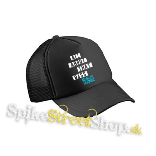 MEGHAN TRAINOR - All About That Bass - čierna sieťkovaná šiltovka model "Trucker Cap"