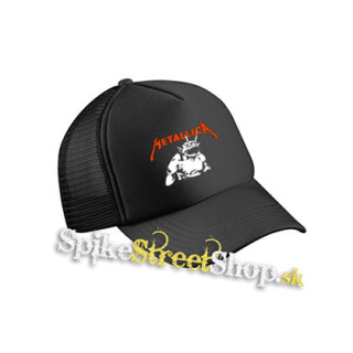 METALLICA - Monster Jump - čierna sieťkovaná šiltovka model "Trucker Cap"