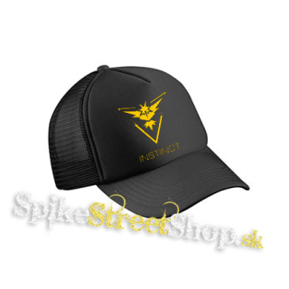 POKEMON - Instinct - čierna sieťkovaná šiltovka model "Trucker Cap"