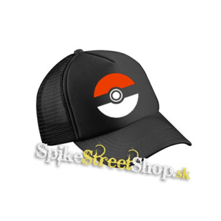 POKEMON - Symbol - čierna sieťkovaná šiltovka model "Trucker Cap"