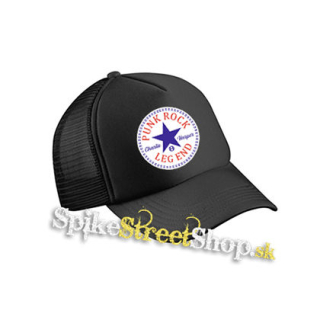 PUNK ROCK LEGEND - Charlie Harper Color - čierna sieťkovaná šiltovka model "Trucker Cap"