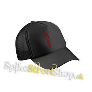 RAMMSTEIN - Zeit Red - čierna sieťkovaná šiltovka model "Trucker Cap"
