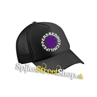RED HOT CHILI PEPPERS - Asterix Purple - čierna sieťkovaná šiltovka model "Trucker Cap"