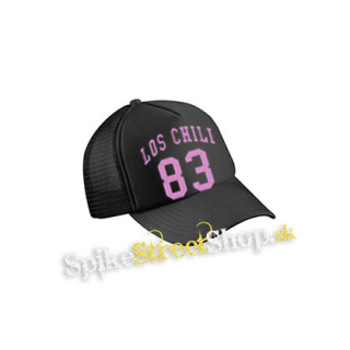 RED HOT CHILI PEPPERS - Los Chili 83 - čierna sieťkovaná šiltovka model "Trucker Cap"