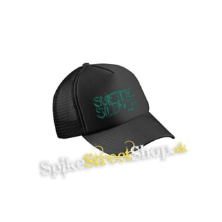 SUICIDE SILENCE - čierna sieťkovaná šiltovka model "Trucker Cap"