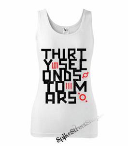 30 SECONDS TO MARS - Anthem - Ladies Vest Top - biele