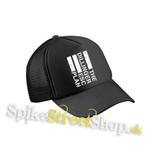THE DILLINGER ESCAPE PLAN - Logo - čierna sieťkovaná šiltovka model "Trucker Cap"