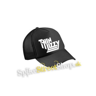 THIN LIZZY - Logo - čierna sieťkovaná šiltovka model "Trucker Cap"
