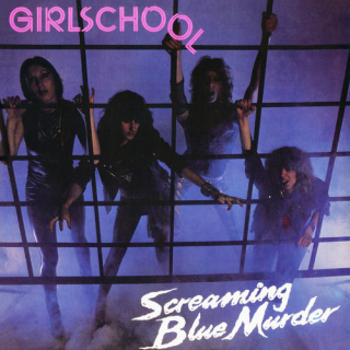 Fotonášivka GIRLSCHOOL - Screaming Blue Murder