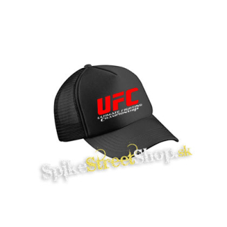 UFC - Ultimate Fighting Championship - čierna sieťkovaná šiltovka model "Trucker Cap"