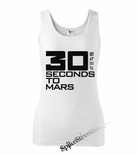 30 SECONDS TO MARS - Big Logo - Ladies Vest Top - biele