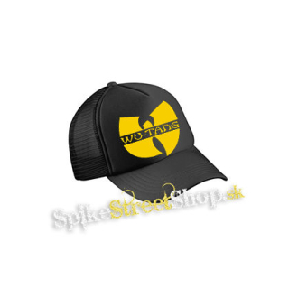 WU TANG CLAN - Yellow Logo - čierna sieťkovaná šiltovka model "Trucker Cap"