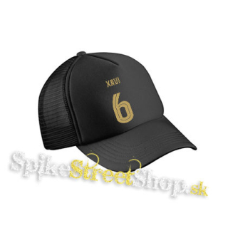 XAVI - 6 - čierna sieťkovaná šiltovka model "Trucker Cap"