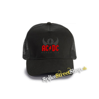 ACDC - Black Ice Angus Silhouette - čierna bavlnená sieťkovaná šiltovka model "Trucker Cap"