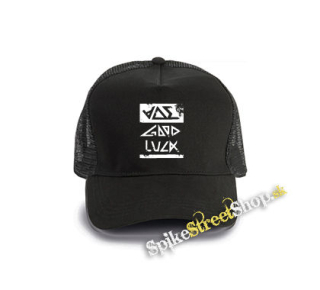 B2ST - BEAST - Good Luck - čierna bavlnená sieťkovaná šiltovka model "Trucker Cap"