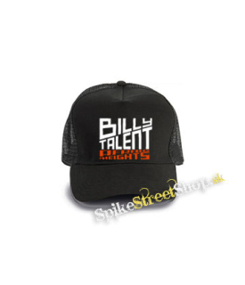 BILLY TALENT - Afraid Of Heights - čierna bavlnená sieťkovaná šiltovka model "Trucker Cap"