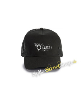 BORN OF OSIRIS - Logo - čierna bavlnená sieťkovaná šiltovka model "Trucker Cap"
