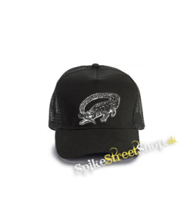 CATFISH - čierna bavlnená sieťkovaná šiltovka model "Trucker Cap"
