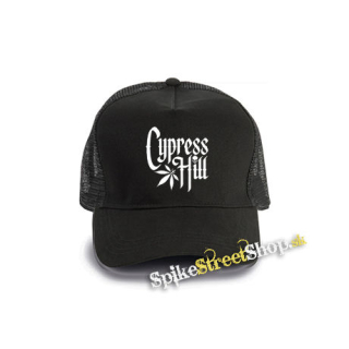 CYPRESS HILL - Logo Motive 2 - čierna bavlnená sieťkovaná šiltovka model "Trucker Cap"